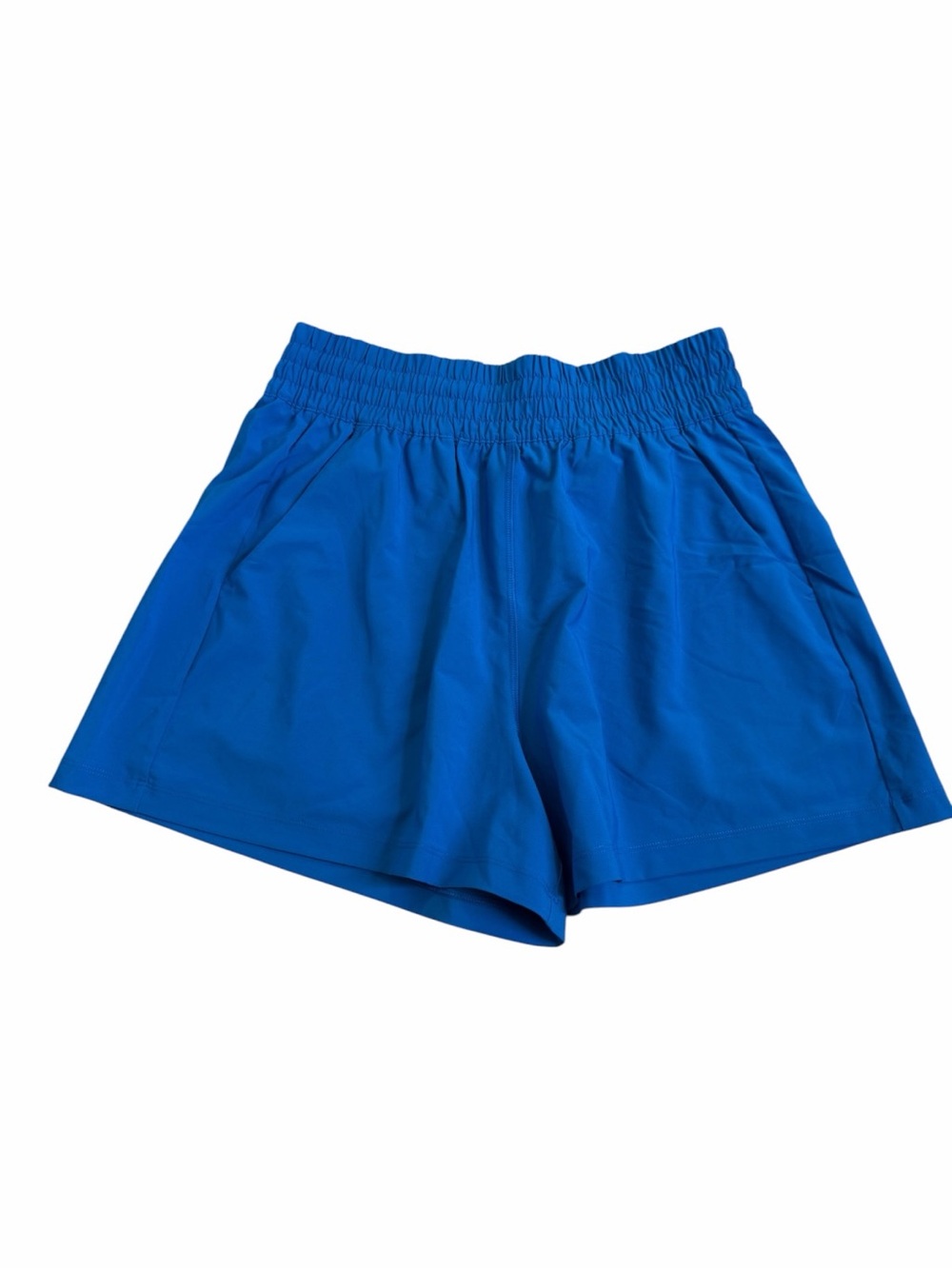 CRZ YOGA Royal Blue Athletic Elastic-Waist Shorts